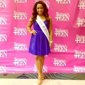 Strapless cocktail dress